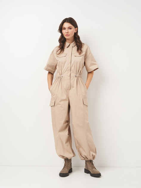 Комбінезон жіночий Zara 8342/317 L Бежевий від Rozetka на платформі USKIDKA Акція на Комбінезон жіночий Zara 8342/317 L Бежевий від Rozetka