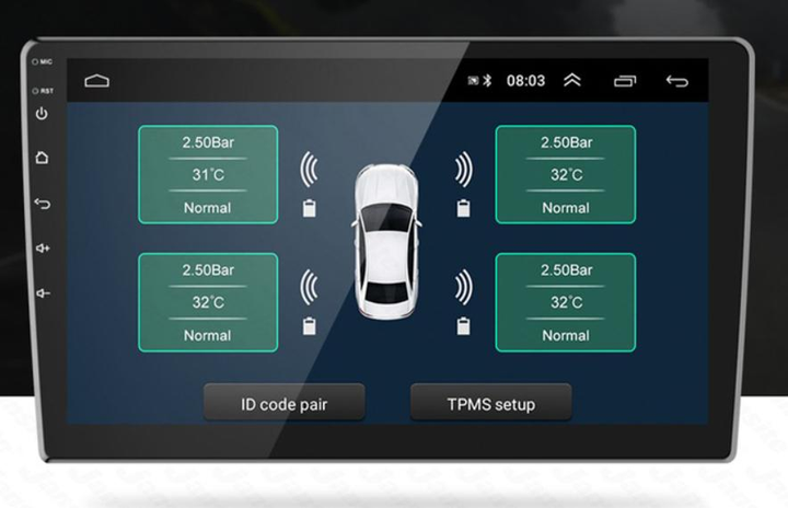 Система контролю тиску Bautech в шинах USB TPMS Android для більшості автомобілів - изображение 3