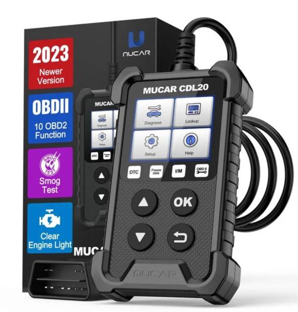 Автомобільний діагностичний сканер OBD2 Mucar CDL20 Чорний - изображение 1