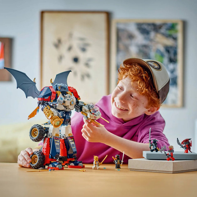 Конструктор LEGO Ninjago 4 в 1 Ультраобʼєднувальний робот Зейна 1187 елементів (71834) - зображення 11