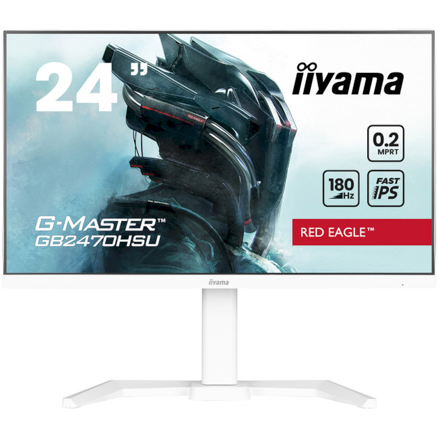 Монітор IIYAMA G-Master 23.8" IPS FullHD Adaptive Sync (GB2470HSU-W6) Білий - изображение 1
