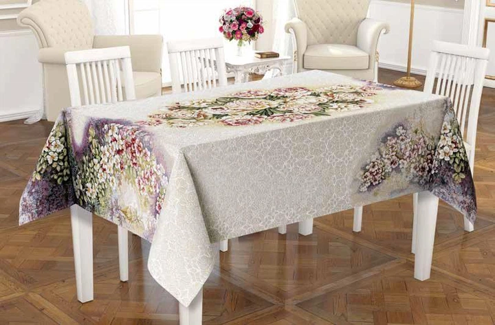 Cкатертина Jackline з кольоровим малюнком PRATERIA серії GoblenCollection розмір160*220см - Фото 1 Cкатертина Jackline з кольоровим малюнком PRATERIA серії GoblenCollection розмір160*220см - изображение 1