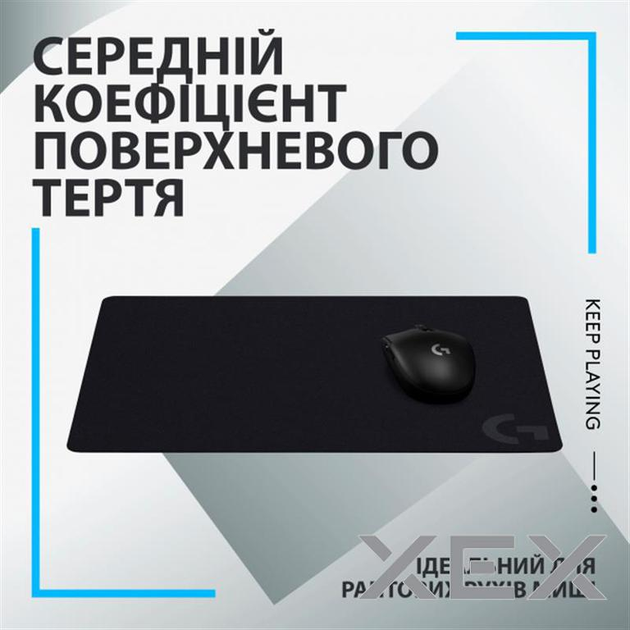 LOGITECH G240 Cloth Gaming Mouse Pad - EWR2 (943-000785) - зображення 2