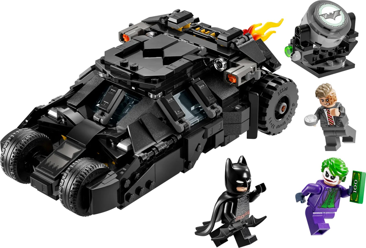 Zestaw klocków LEGO Super Heroes DC Tumbler Batmana kontra Dwie Twarze i Joker 429 elementów (76303) - obraz 2