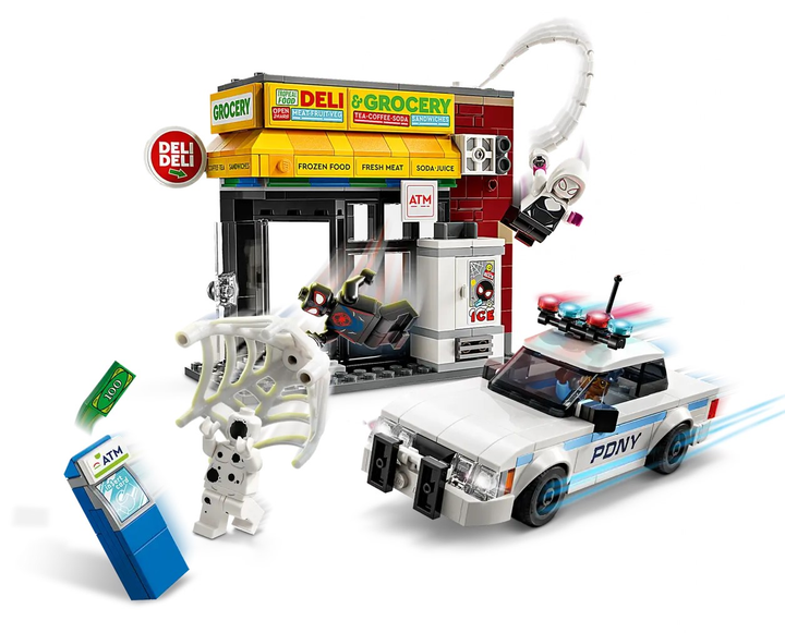 Конструктор LEGO Super Heroes Marvel Мультивсесвіт: Майлз Моралес проти Плями 375 елементів (76311) - зображення 4
