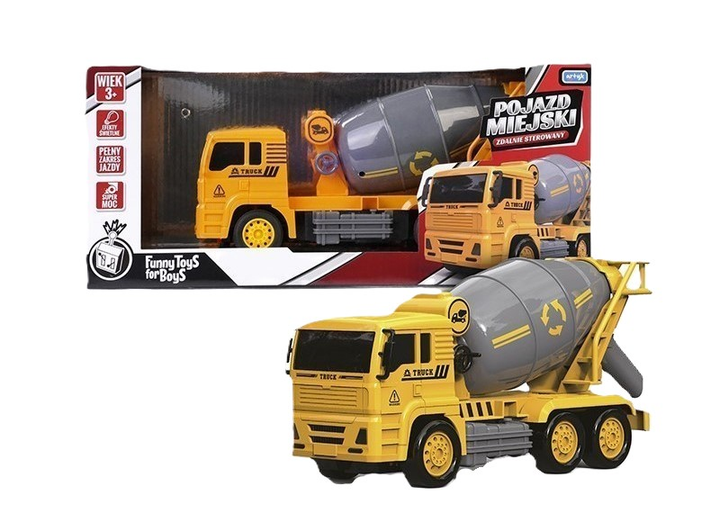 Бетономішалка на радіокеруванні Artyk Toys for Boys 24 см (5901811131806) - зображення 1