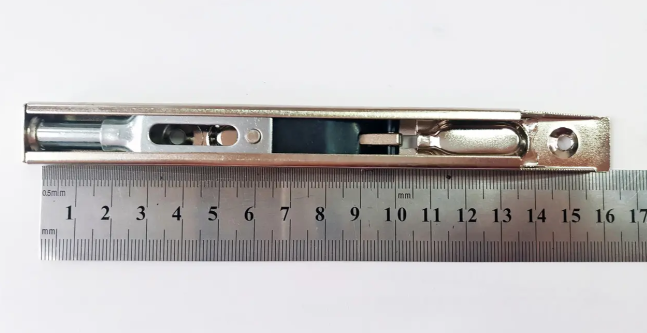 Шпінгалет торцевий APECS FB-01-160-NI (UA) нікель (1 шт) - зображення 4