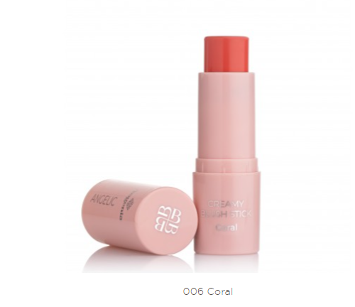 Румяна-стик для лица Bogenia Angelic Creamy Blush Stick BG632, 006 Coral, 8.5 г - Фото 1 Румяна-стик для лица Bogenia Angelic Creamy Blush Stick BG632, 006 Coral, 8.5 г - изображение 1