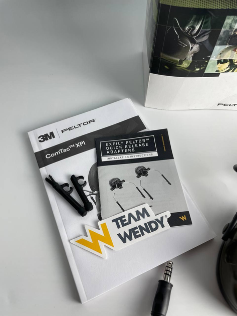 Активні навушники 3M Peltor XPI на адептерах Team Wendy - зображення 2
