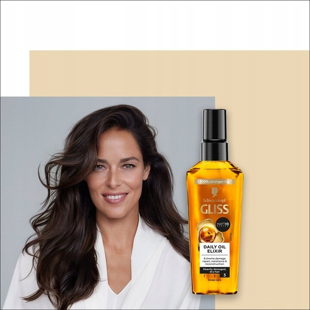 Olejek Gliss Kur Daily Oil Elixir do włosów zniszczonych 75 ml (9000100695732) - obraz 6