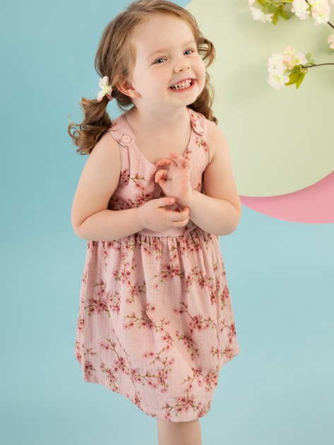 Дитяча сукня для дівчинки Pinokio Summer Mood 92 см Рожева (5901033284441) - зображення 3