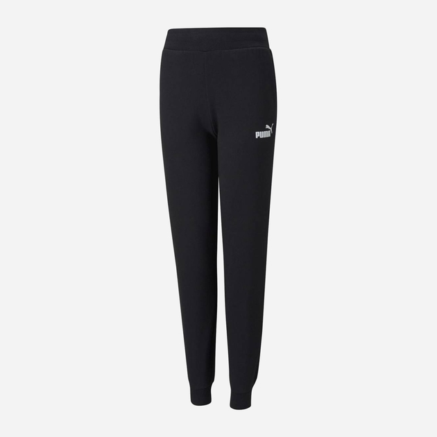 Młodzieżowe spodnie dresowe ocieplane polarowe dla dziewczynki Puma Ess Sweatpants Fl Cl G 58703801 134-140 cm Czarne (4063697161269) - obraz 4