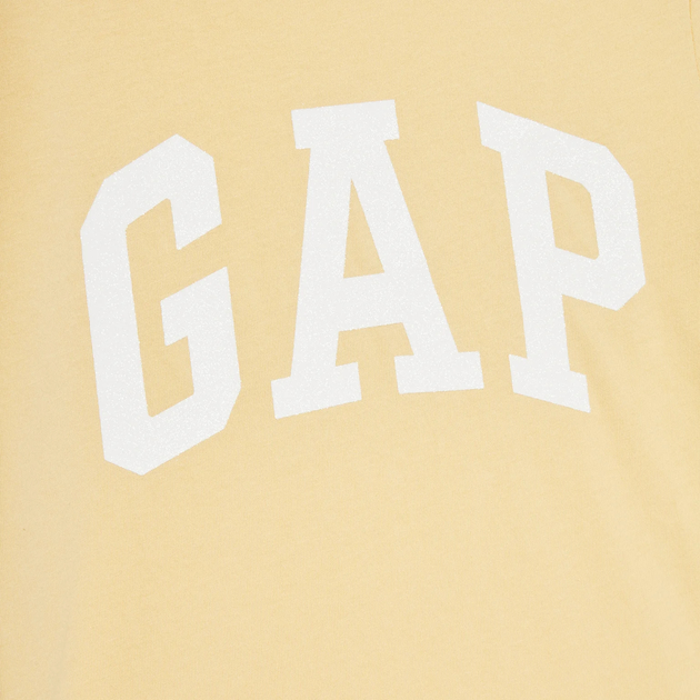 Дитяча футболка для дівчинки GAP 886003-02 113-125 см Жовта (1200133324991) - зображення 3