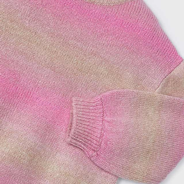 Sweter dziecięcy dla dziewczynki ciepły Mayoral 4.360-26 122 cm Beżowy/Różowy (8445865457163) - obraz 6