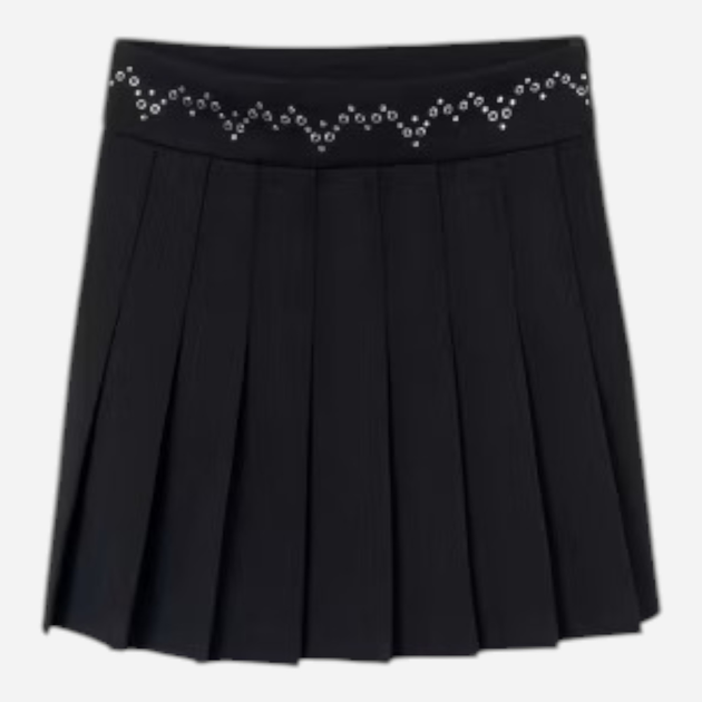Spódniczka młodzieżowa dziewczęca elegancka Mayoral 7.974-63 170 cm Czarna (8445865521246) - obraz 3