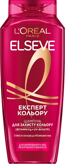 Акція на Шампунь L'Or?al Paris Elseve Експерт Кольору для фарбованого або мелірованого волосся 400 мл від Rozetka