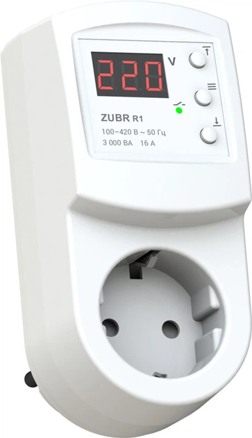 Реле напруги ZUBR R116у в розетку Zubr - купити в Україні