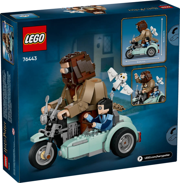 Конструктор LEGO Harry Potter Поїздка Геґріда й Гаррі на мотоциклі 617 елементів (76443) - зображення 7
