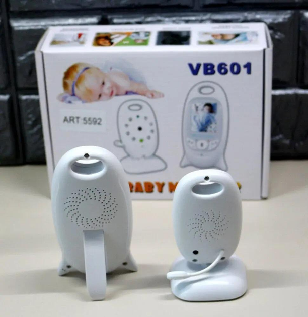 Видеоняня Baby Monitor VB601 с двухсторонней связью, мелодиями и термометром - изображение 4