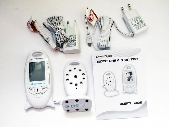 Видеоняня Baby Monitor VB601 с двухсторонней связью, мелодиями и термометром - изображение 7