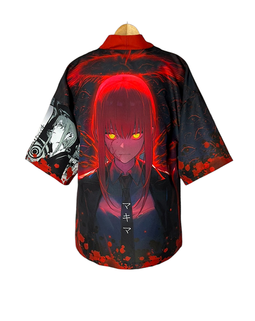 Кімоно YADRIK Аніме Людина бензопила Макіма габардин ( ONE SIZE) 3D - изображение 2