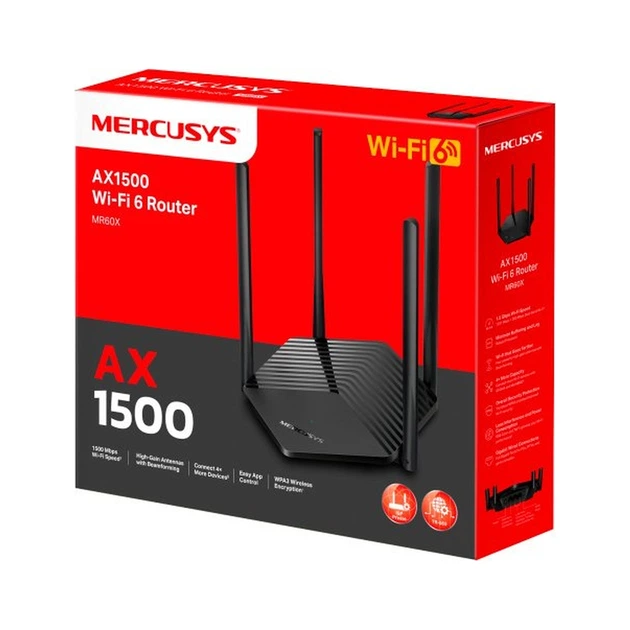 Маршрутизатор Mercusys MR60X - изображение 4