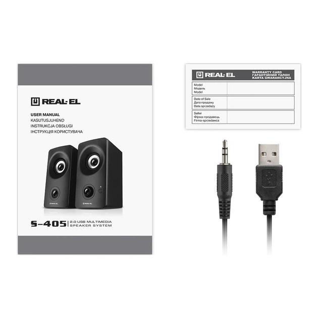 Акустична система REAL-EL S-405 USB Black (EL121100016) - изображение 8