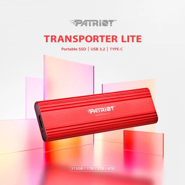 Накопичувач SSD USB-C 512GB Patriot (PTPL512GPEC) - Фото 5 Накопичувач SSD USB-C 512GB Patriot (PTPL512GPEC) - зображення 5
