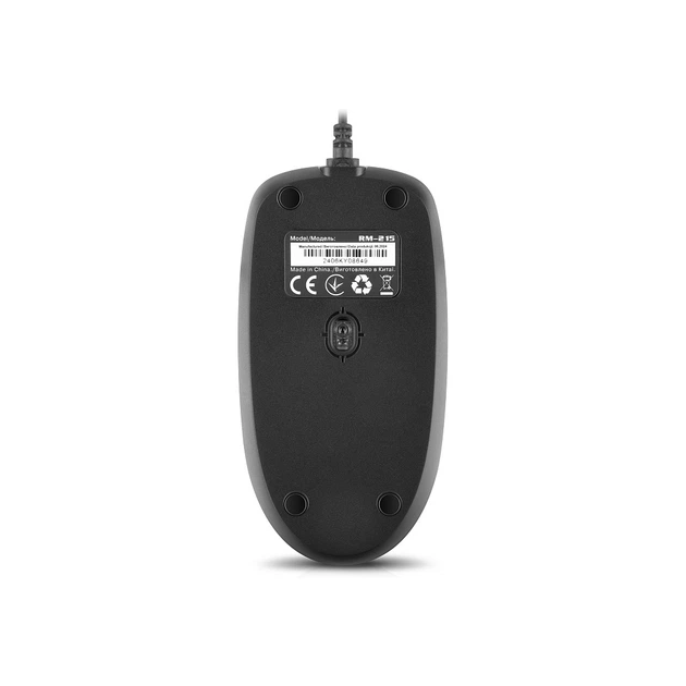Мышка REAL-EL RM-215 USB Black/Gray (EL123200037) - изображение 3