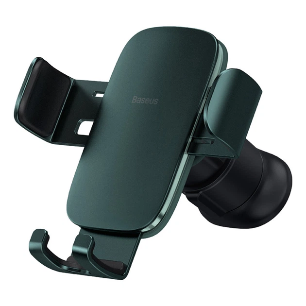 Держатель для телефона автодержатель Baseus Metal AgeⅡ Gravity Car Mount Air Outlet Version Dark Green (SUJS000006) - изображение 6