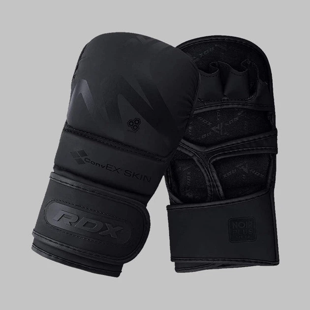 Рукавиці для ММА (Греплінгові рукавички) RDX T15 Noir Inner Matte Black M - изображение 7