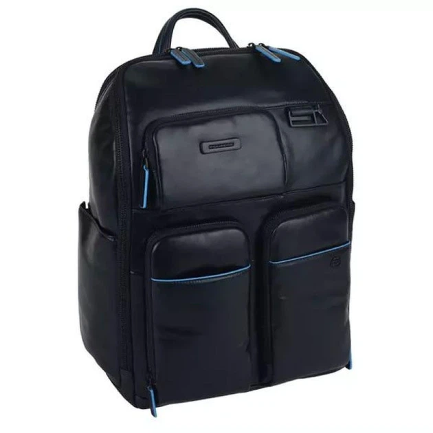 Рюкзак для ноутбука Piquadro B2 REVAMP (B2V) Blue CA5381B2V_BLU - Фото 3 Рюкзак для ноутбука Piquadro B2 REVAMP (B2V) Blue CA5381B2V_BLU - зображення 3