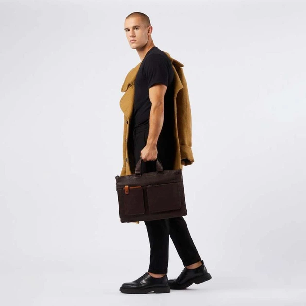 Сумка для ноутбука Piquadro TALLIN (W108) Brown CA4021W108_M - Фото 3 Сумка для ноутбука Piquadro TALLIN (W108) Brown CA4021W108_M - зображення 3
