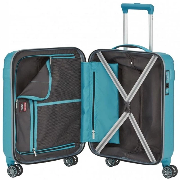 Чемодан Travelite VECTOR/Turquoise TL072047-21 (Маленький) - Фото 4 Чемодан Travelite VECTOR/Turquoise TL072047-21 (Маленький) - изображение 4