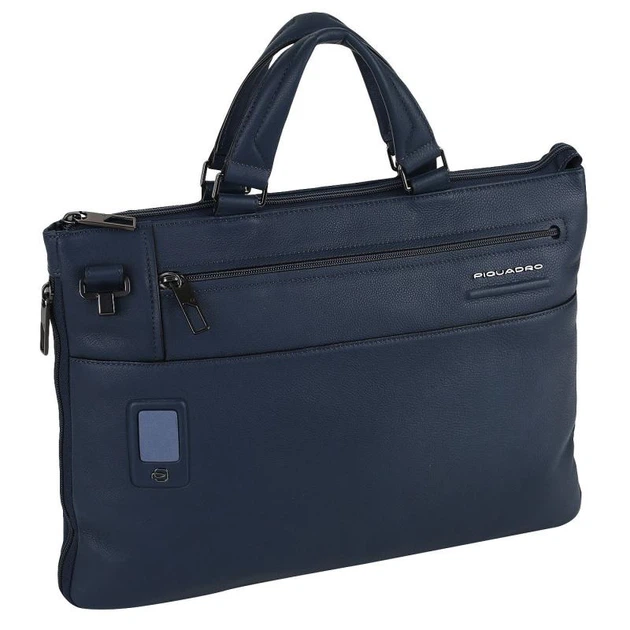 Сумка для ноутбука Piquadro AKRON (AO) Blue CA4021AO_BLU - Фото 4 Сумка для ноутбука Piquadro AKRON (AO) Blue CA4021AO_BLU - зображення 4