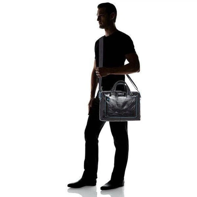 Сумка для ноутбука Piquadro BLUE SQUARE (B2) Black CA3335B2_N - зображення 2