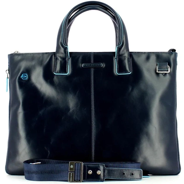 Сумка для ноутбука Piquadro BLUE SQUARE (B2) Navy Blue CA4021B2_BLU2 - Фото 4 Сумка для ноутбука Piquadro BLUE SQUARE (B2) Navy Blue CA4021B2_BLU2 - изображение 4