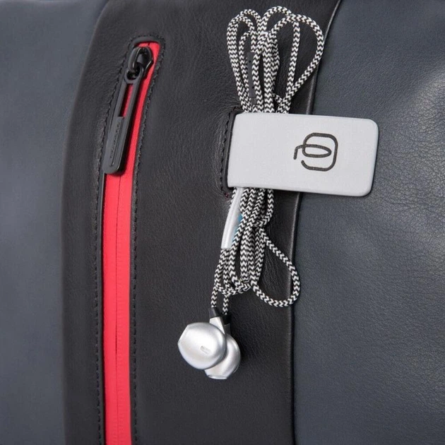 Рюкзак для ноутбука с подсветкой Piquadro URBAN (UB00) Grey-Black CA3214UB00BML_GRN - Фото 6 Рюкзак для ноутбука с подсветкой Piquadro URBAN (UB00) Grey-Black CA3214UB00BML_GRN - изображение 6