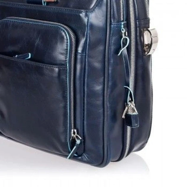 Сумка для ноутбука Piquadro BLUE SQUARE (B2) Navy Blue CA2765B2_BLU2 - Фото 5 Сумка для ноутбука Piquadro BLUE SQUARE (B2) Navy Blue CA2765B2_BLU2 - изображение 5
