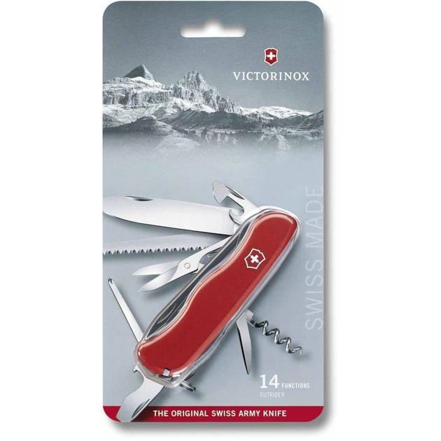 Швейцарский складной нож 111мм Victorinox OUTRIDER 0.8513.B1 - Фото 1 Швейцарский складной нож 111мм Victorinox OUTRIDER 0.8513.B1 - изображение 1