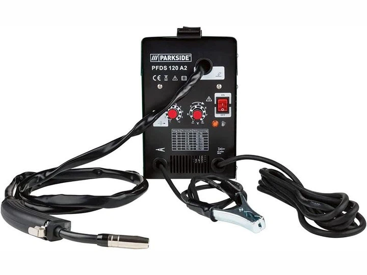 Сварочный аппарат Parkside PFDS 120 A2 полуавтомат 34 х 18 х 28,5 см - изображение 2