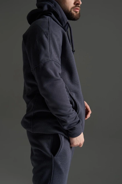 Костюм теплый мужской oversize графит (3259767185/S-M) - Фото 3 Костюм теплый мужской oversize графит (3259767185/S-M) - изображение 3