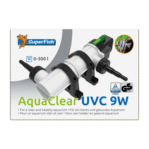 Cтерилізатор SUPERFISH AQUACLEAR UV 9W (A7031700) - Фото 2 Cтерилізатор SUPERFISH AQUACLEAR UV 9W (A7031700) - изображение 2