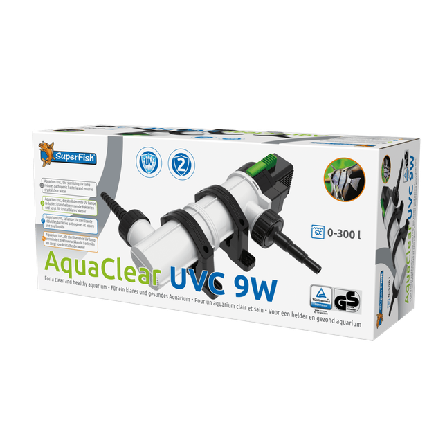 Cтерилізатор SUPERFISH AQUACLEAR UV 9W (A7031700) - Фото 3 Cтерилізатор SUPERFISH AQUACLEAR UV 9W (A7031700) - изображение 3