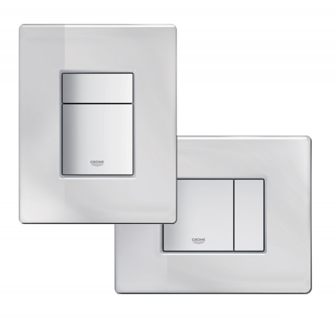 Инсталляция GROHE Rapid SL 388400WG1 с панелью смыва Skate Cosmopolitan 38732000 + унитаз LAUFEN Pro Rimless 8669510000001 с сиденьем Soft Close 8989660000001 дюропласт - изображение 4