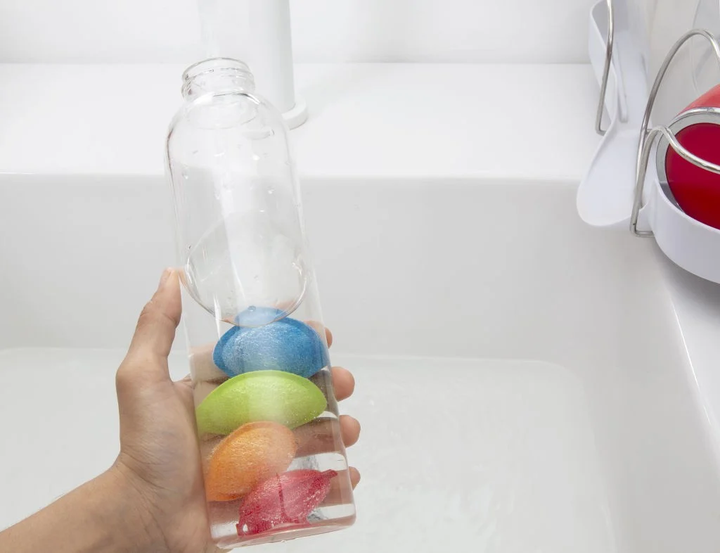 Gąbki do mycia butelek Kikkerland Bottle Scrubbies 4 szt. (0612615097476) - obraz 7