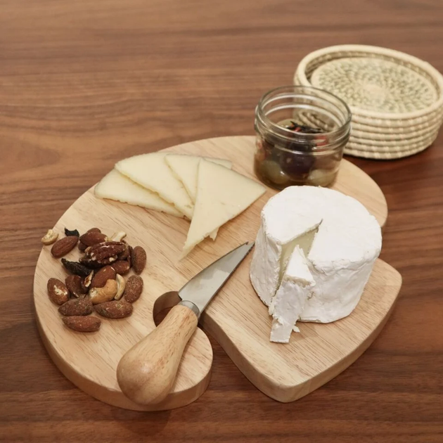 Zestaw akcesoriów do krojenia Kikkerland Mushroom Cutting Board & Knife 2 szt. (0612615121935) - obraz 3
