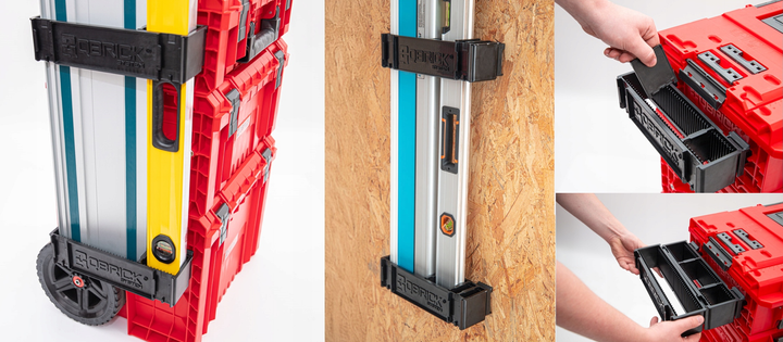 Набор держателей 2шт. для инструментов Qbrick System Custom Long Items Holder (5901238261346) - Фото 4 Набор держателей 2шт. для инструментов Qbrick System Custom Long Items Holder (5901238261346) - изображение 4