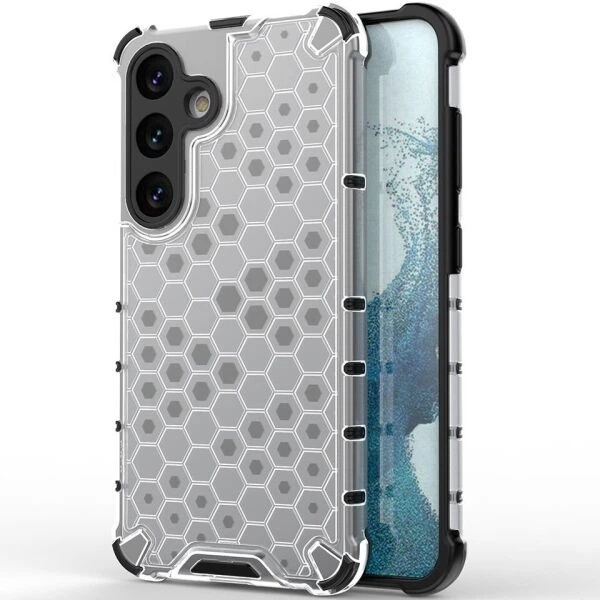Защитный чехол Deexe Honeycomb Series для Samsung Galaxy A26 (A266) - Grey - Фото 1 Защитный чехол Deexe Honeycomb Series для Samsung Galaxy A26 (A266) - Grey - изображение 1