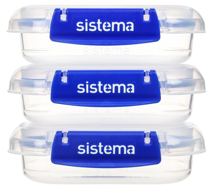 Zestaw pojemników Sistema Klip It Plus 180 ml 3 szt (9414202885234) - obraz 2